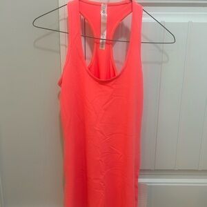 Lululemon Athletica Orange Racerback Tank Top